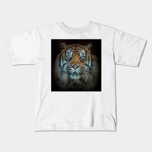 Tiger, Tiger Burning Bright Kids T-Shirt